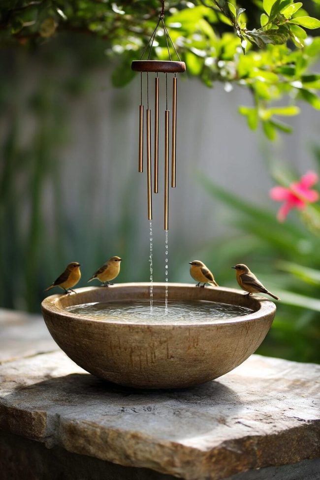 Singing Bird Water Basin