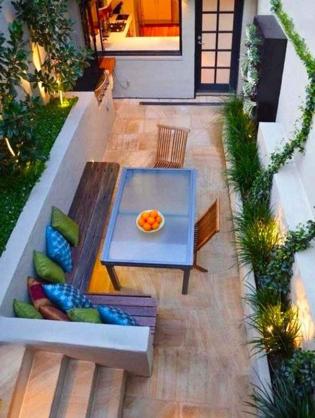 Green Cushioned Outdoor Haven