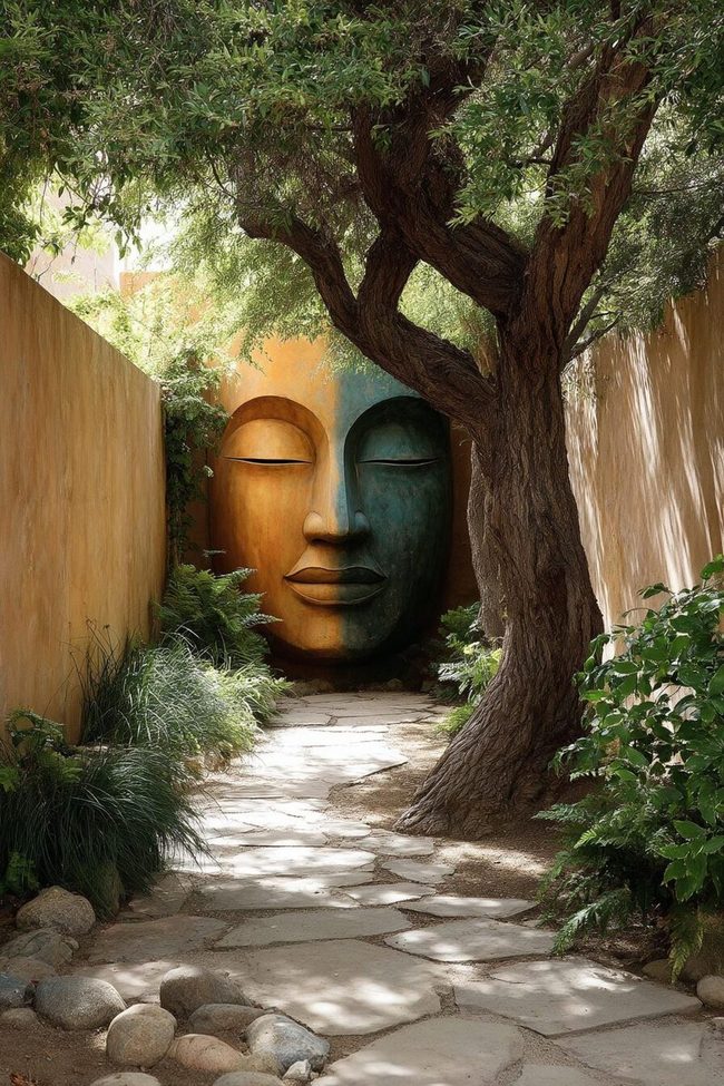 Metal Sculptures Command Landscape Attention