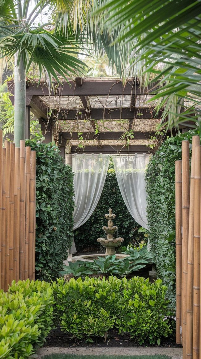 Bamboo Barriers Hide Your Paradise