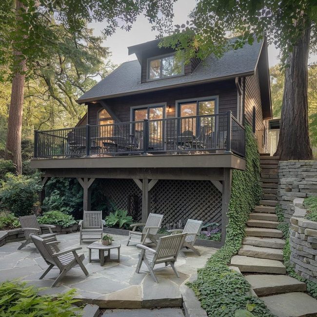 Sunken Hot Tub Upper Deck Luxury