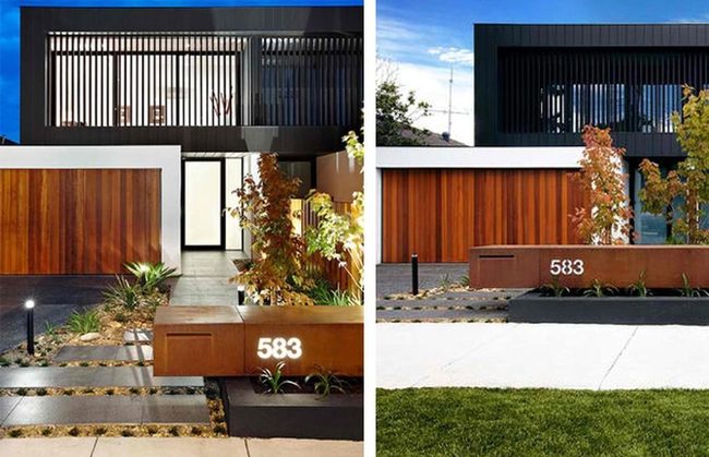 Illuminated Address Numbers Transform Curb Appeal