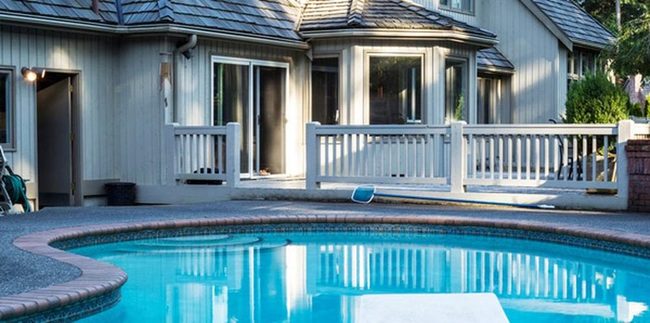 Bright Pool Tiles, Algae Free