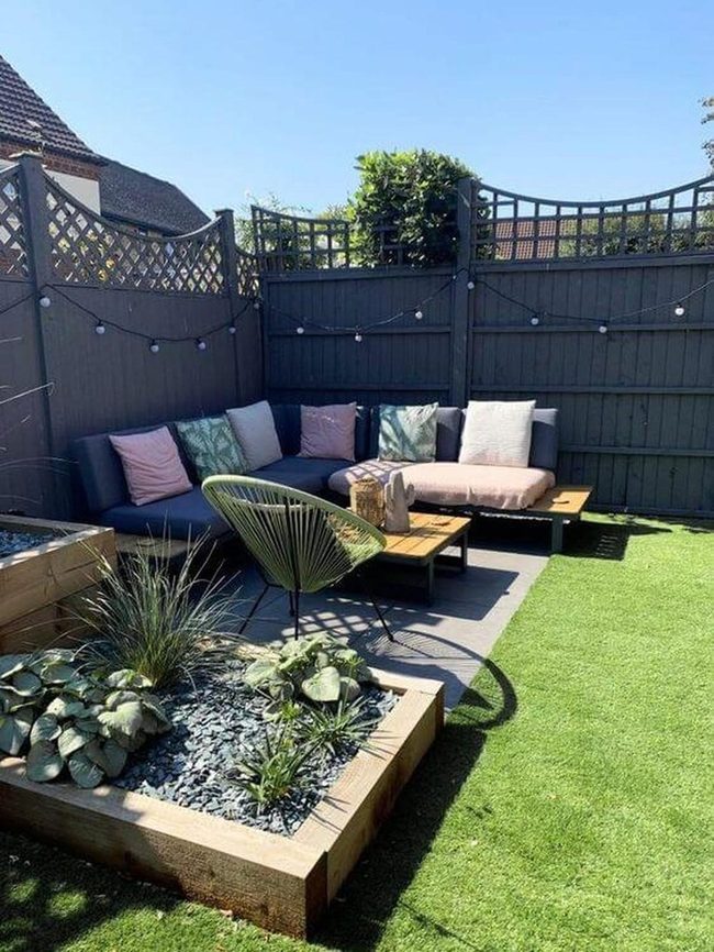 Private Backyard Reading Corner