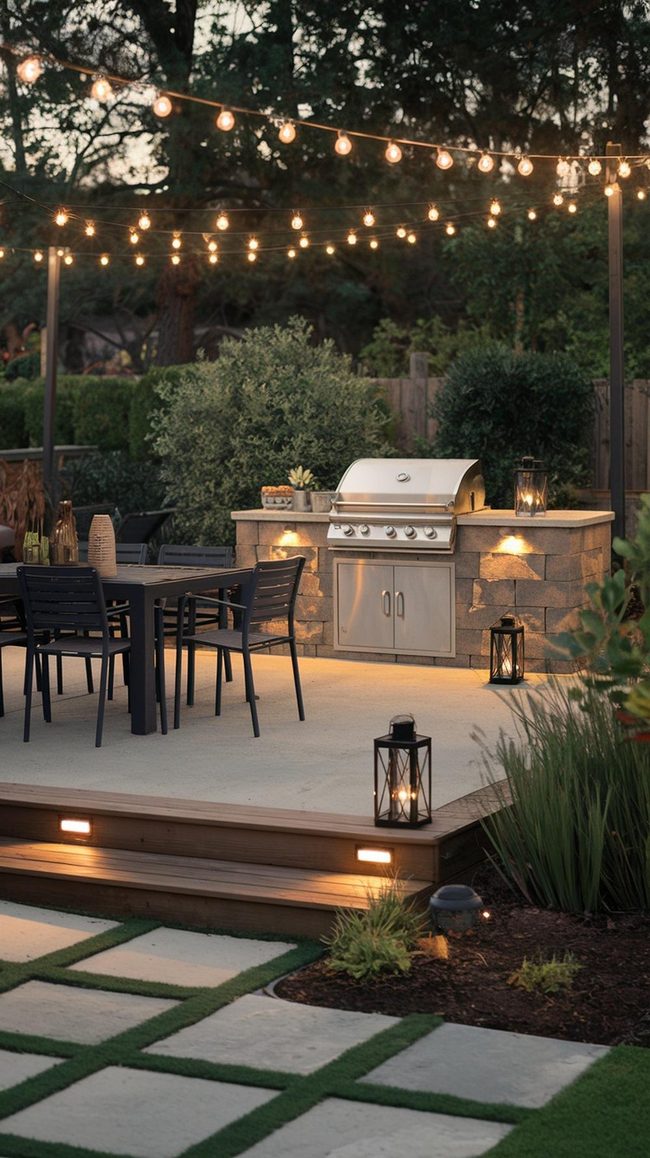 Evening Bbq Lighting Solutions