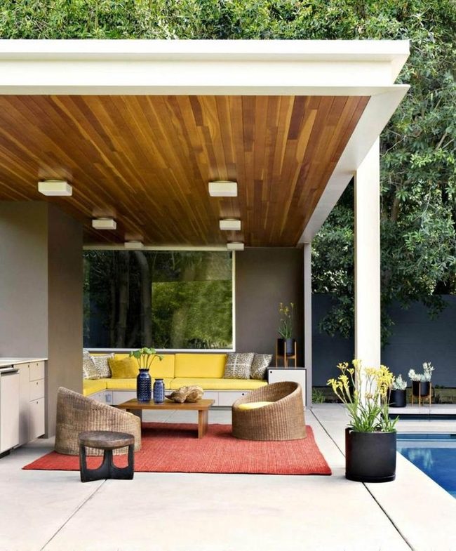 Modern Aluminum Outdoor Living Structure