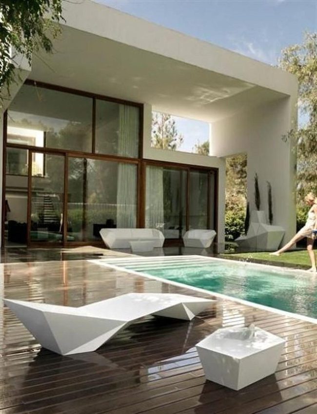 Wooden Deck Meets Crystal Water