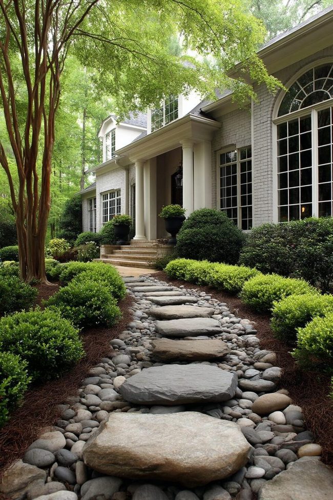Stone Walls Define Modern Landscapes