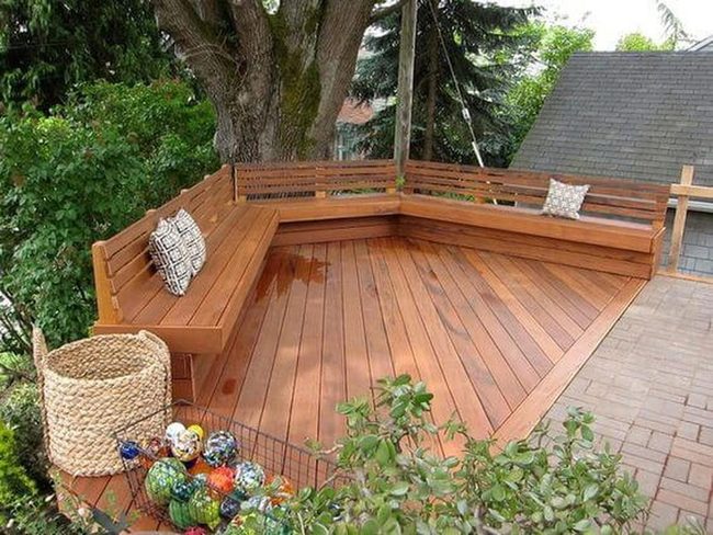 Wooden Circle Garden Retreat