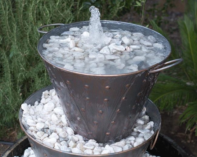 Diy Metal Bucket Water Fountain