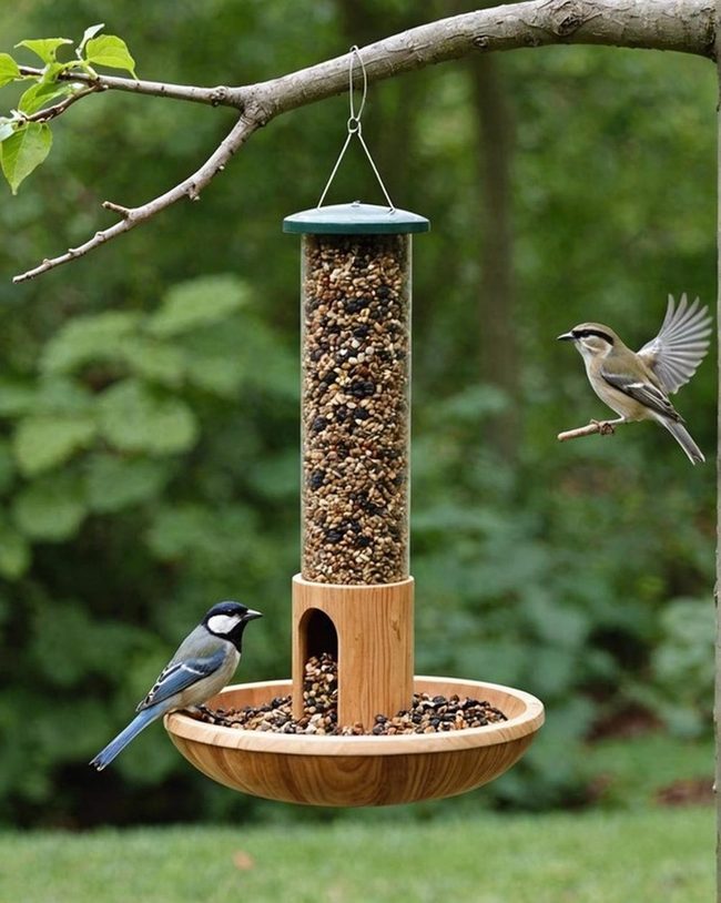 Wooden Spoon Hanging Feeder
