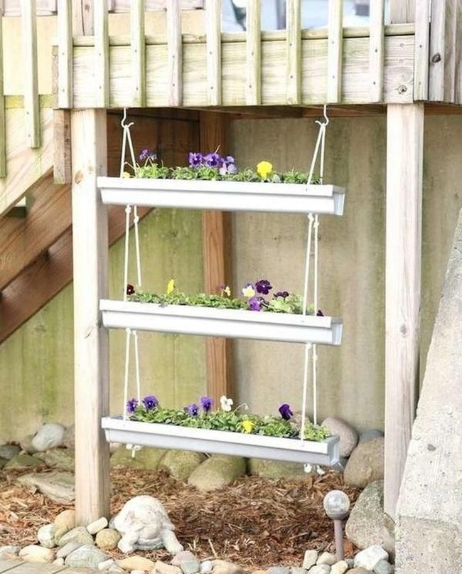 Purple And Yellow Flower Cascade