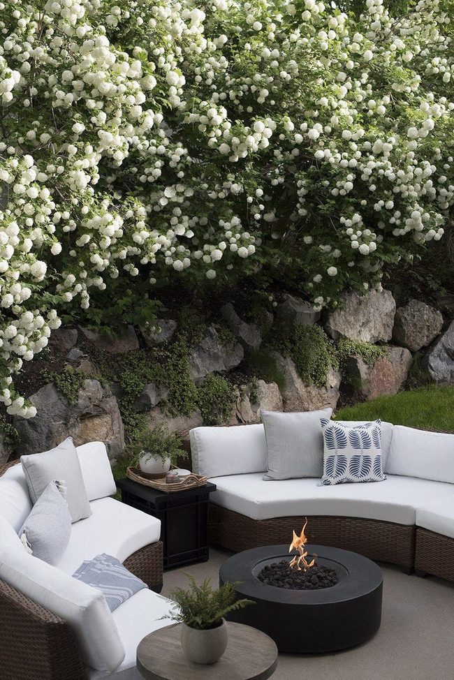 Backyard Bonfire Gathering Space