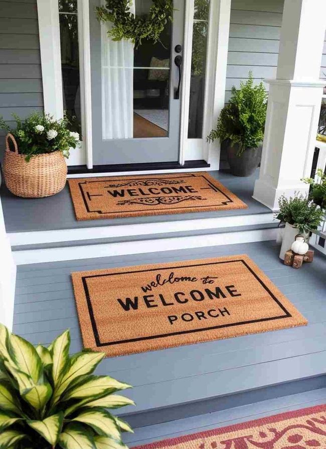 Colorful Front Door Statement Mat