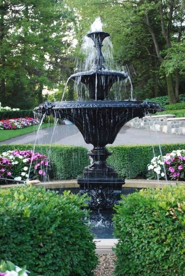 Water Fountains Garden Living Nature