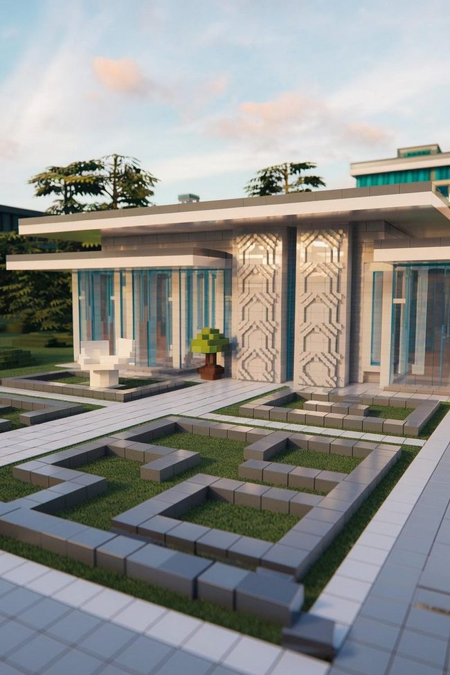 Geometric Tile Landscape Architecture