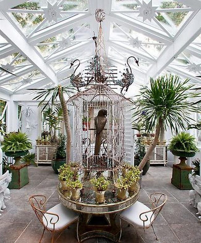 Glass Ceiling Garden Room