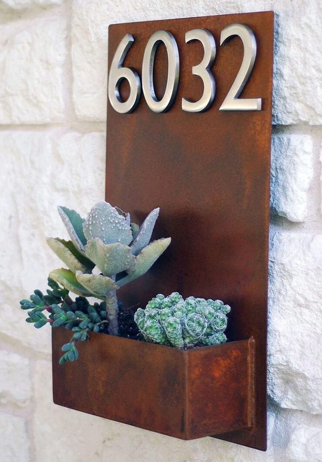 Illuminated Wood Numbers Statement
