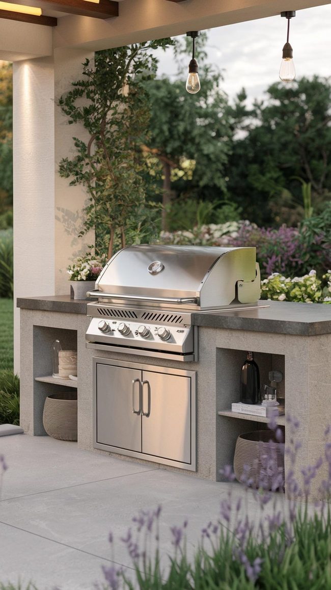 Stainless Steel Backyard Cooking Station