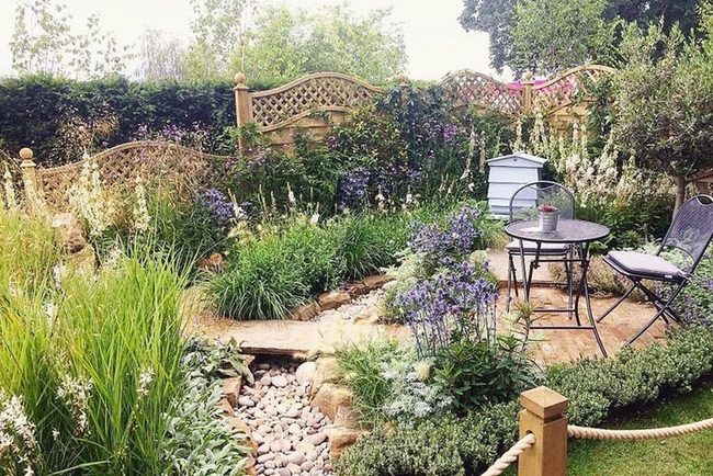 Lavender Garden Fence Retreat