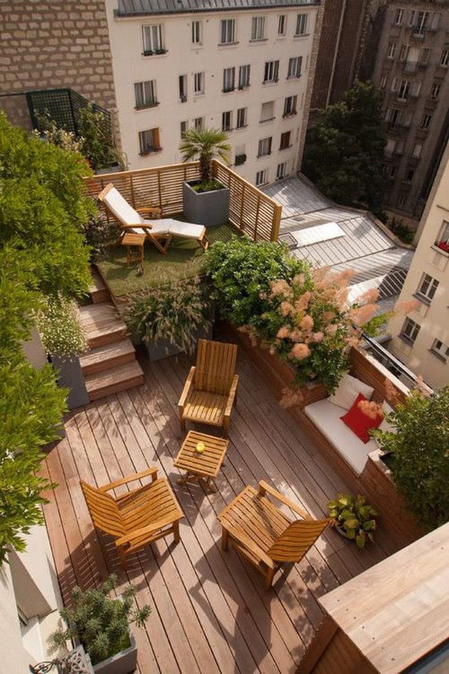 Stacked Greenery On Compact Levels