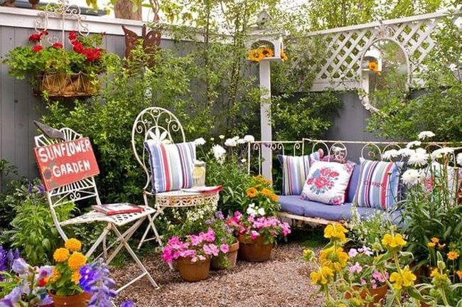 Golden Sunflower Garden Retreat