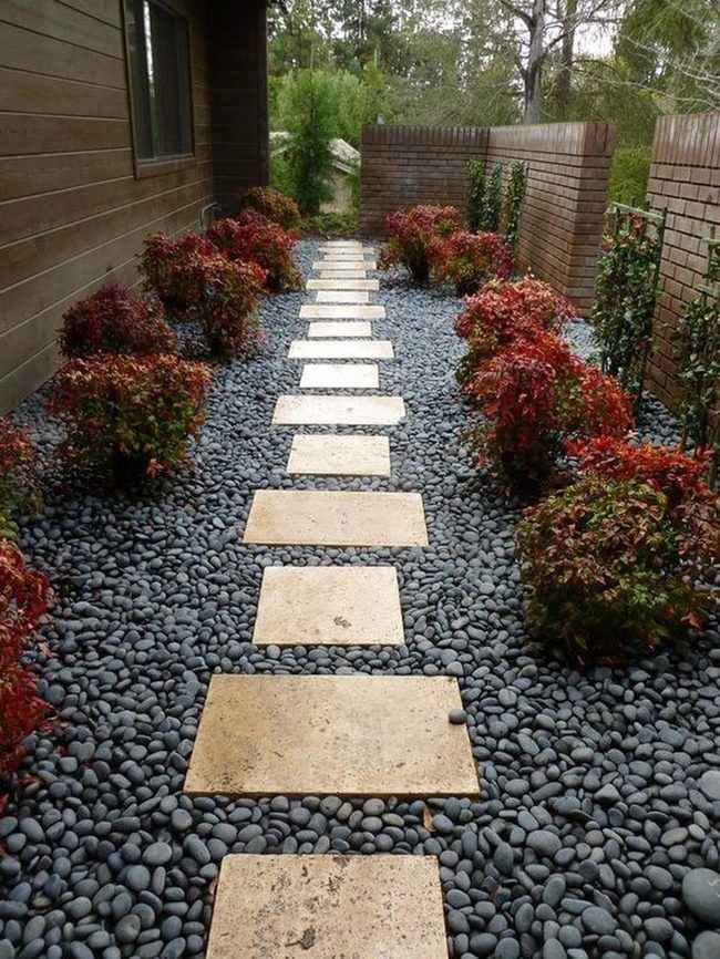 Smooth Stones Dark Pebbles Green Walls