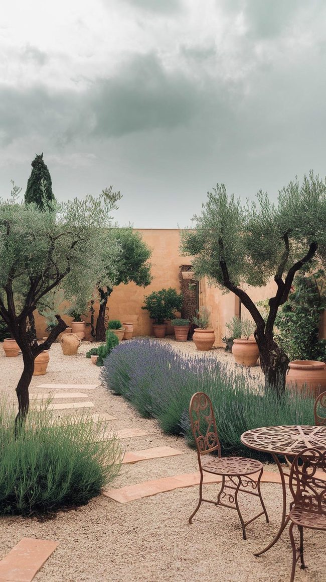 Terracotta Pots Mediterranean Terrace