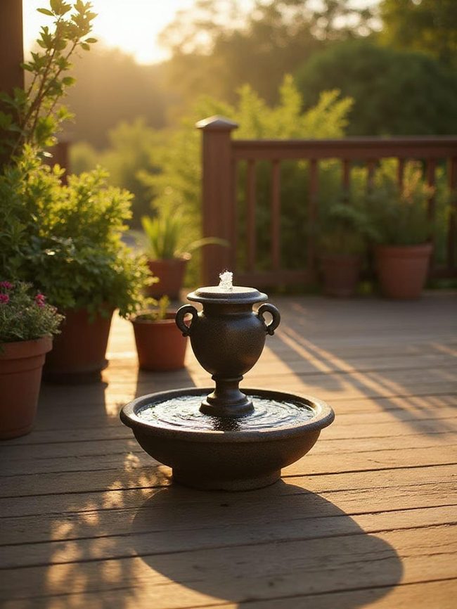 Flowing Water Brings Exterior Life