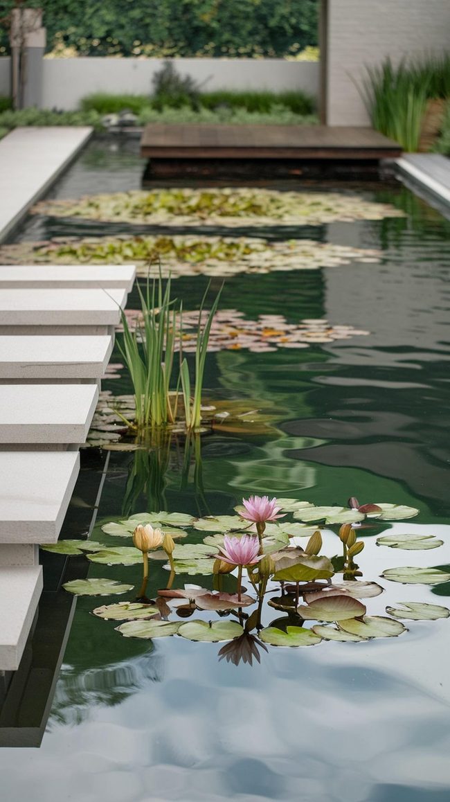 Floating Decks Meet Illuminated Water