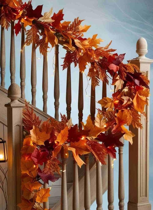 Autumn Leaf Garland Draping