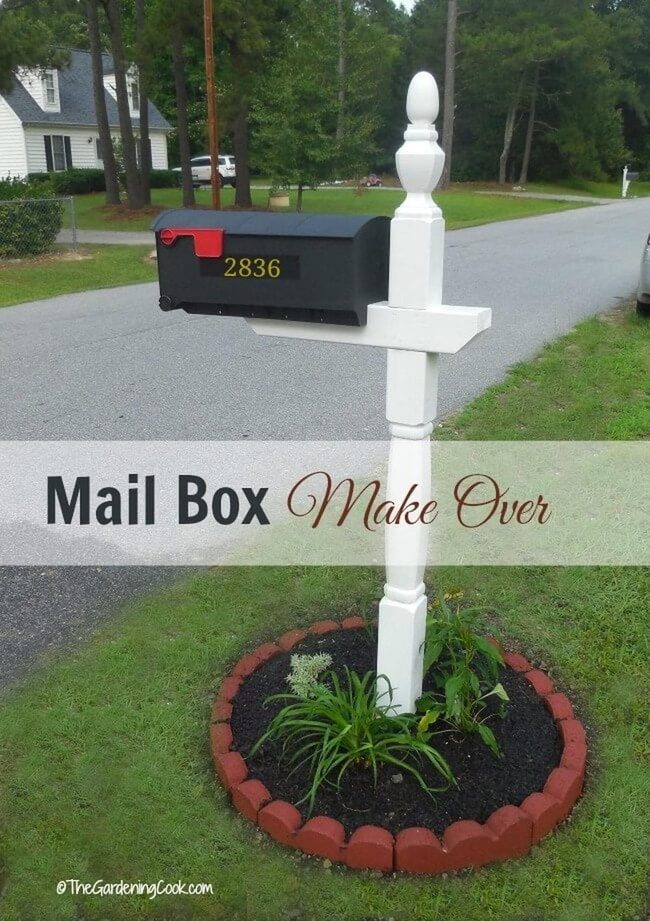White Mailbox Garden Statement