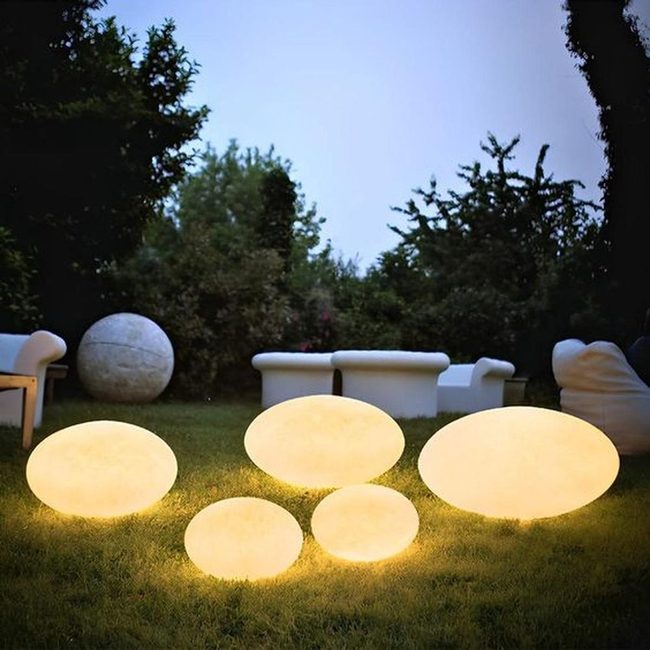 Soft Light Garden Seating