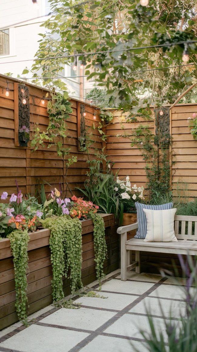 Maple Fence Vertical Planter Boxes