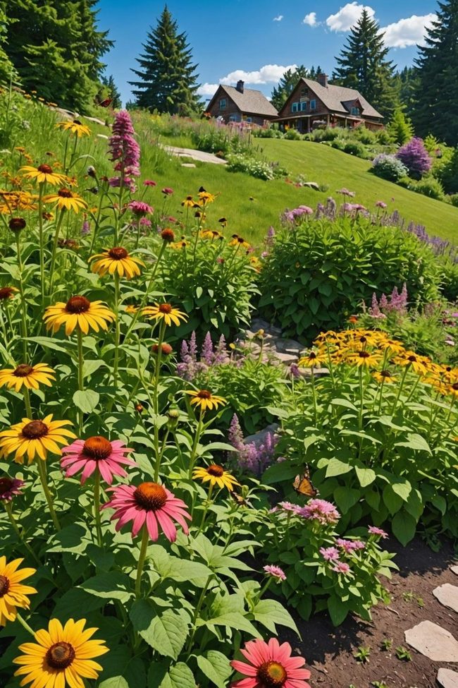 Butterfly Perennials on the Slope