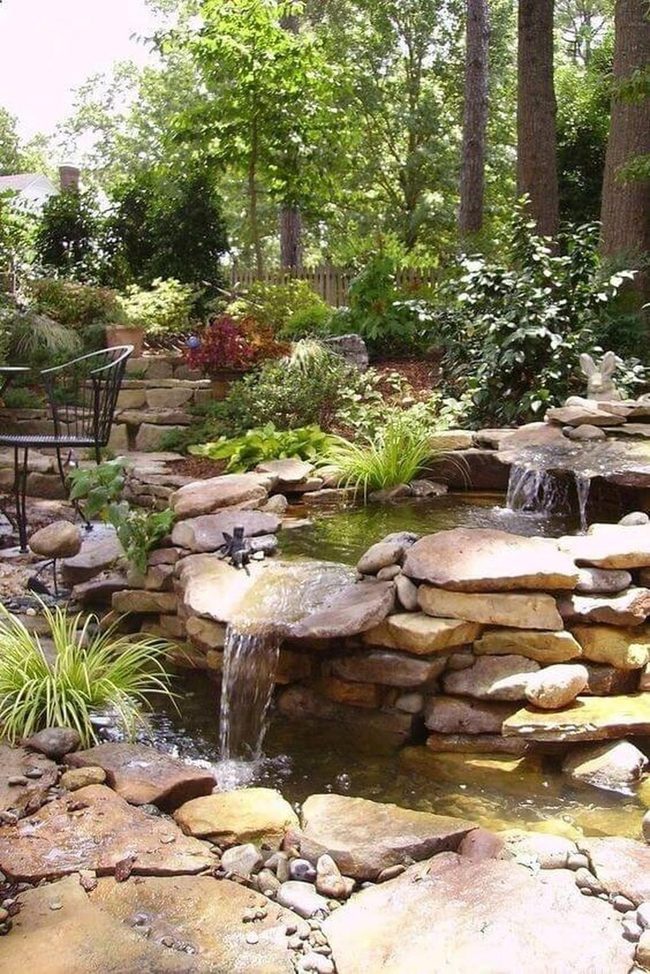 Stacked Stone Water Layers