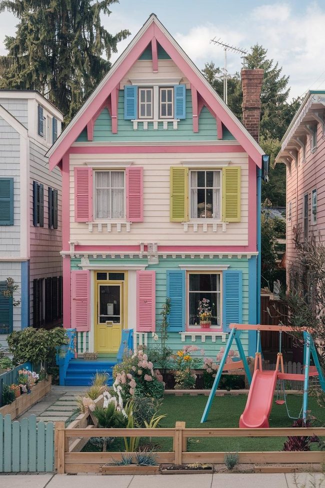 Pastel Candy House for Kids