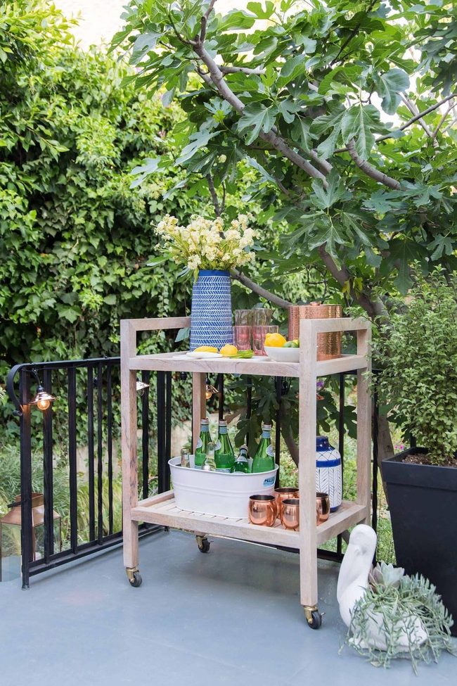 Self-Serve Citrus Bar Cart