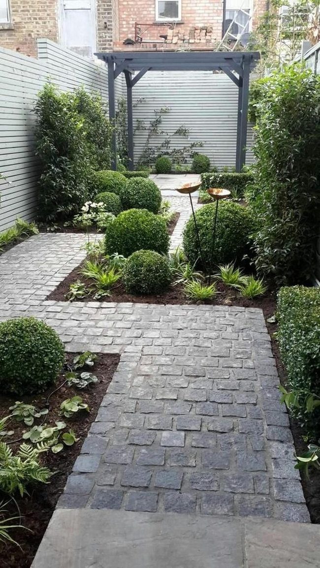 Gray Stone Garden Path