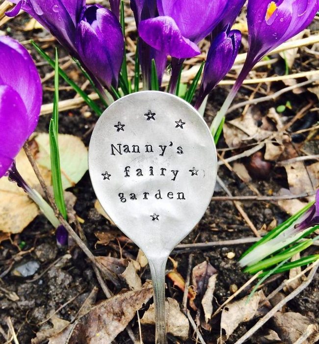 Hand-Stamped Herb Spoon Markers