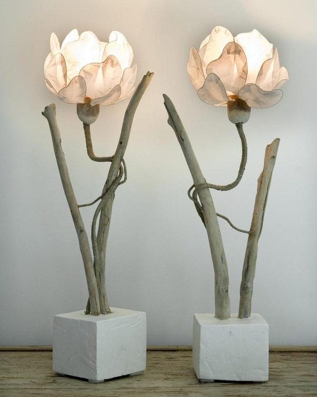 Driftwood Petals With Natural Light