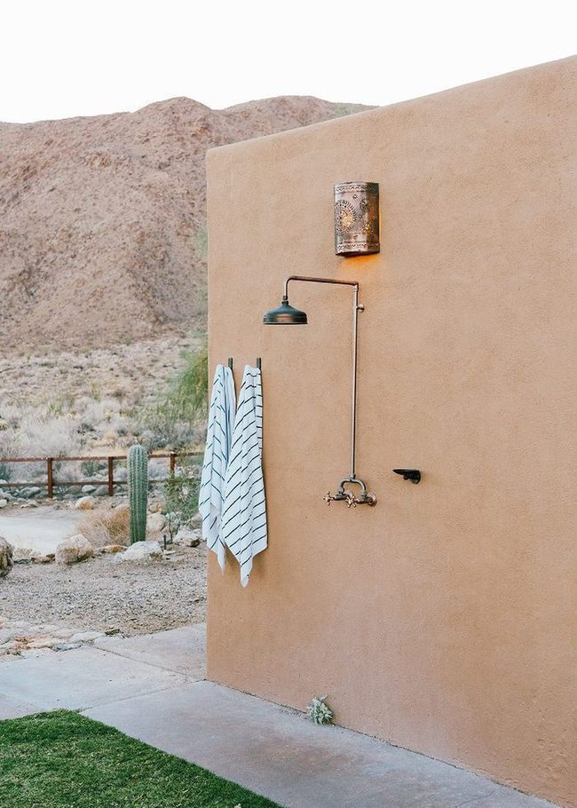 Open-Air Morning Shower Ritual
