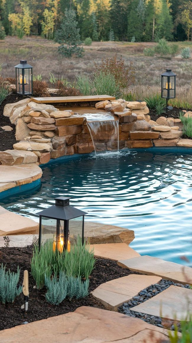 Stone Maple Pool Oasis