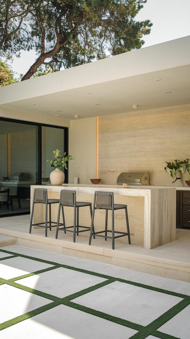 Clean Line Patio Bar