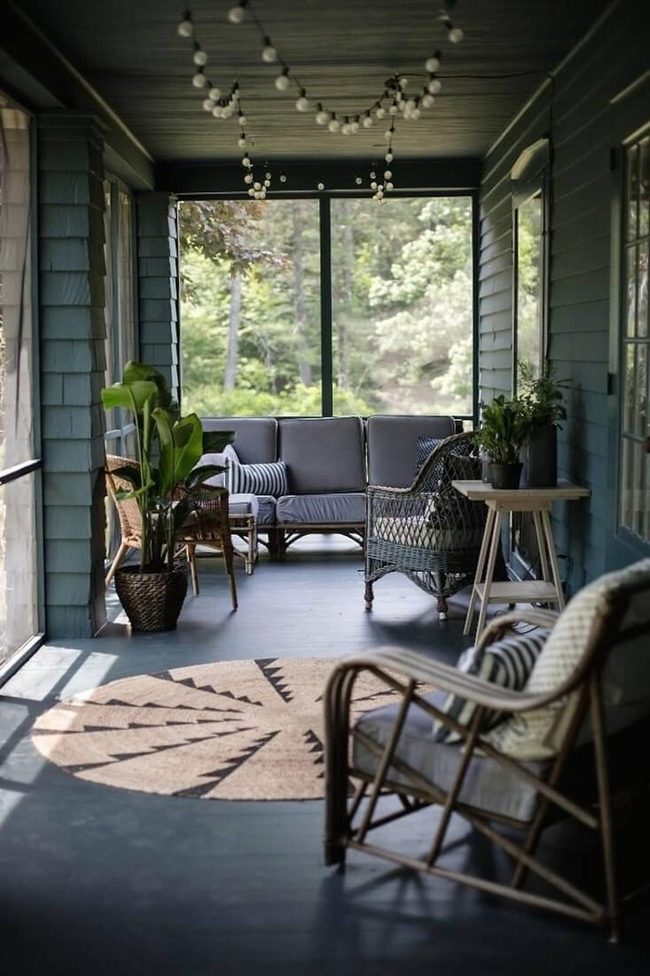 Woven Baskets And Layered Comfort