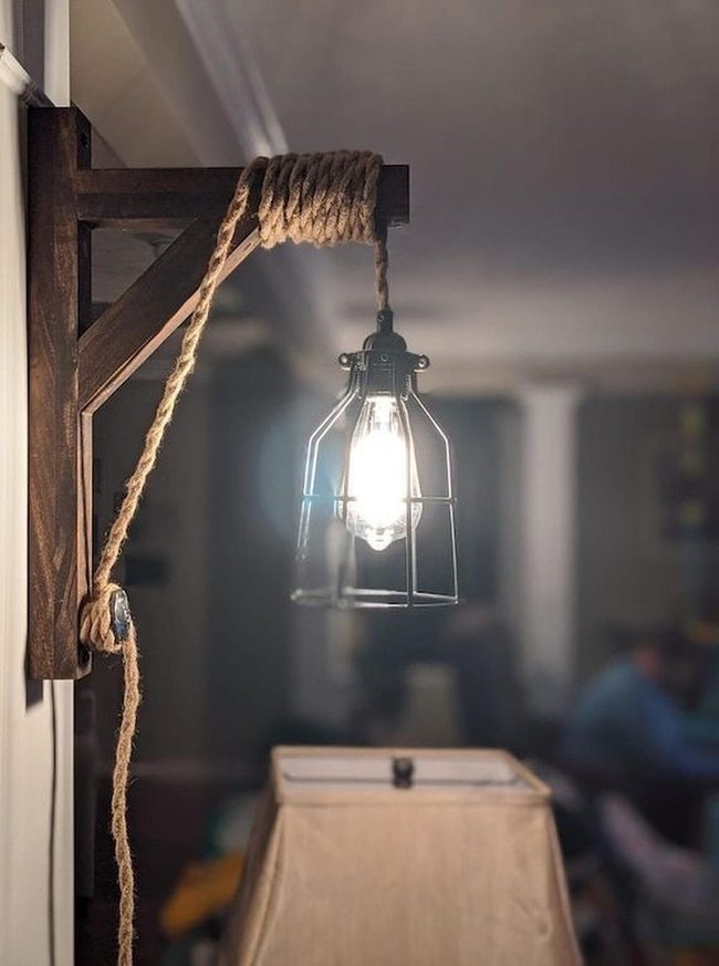 Rope-Wrapped Nautical Lanterns