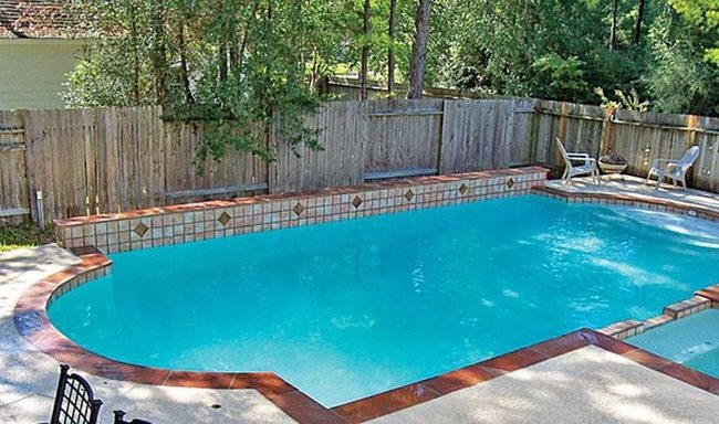 Beige Tiles Roman Pool Elegance