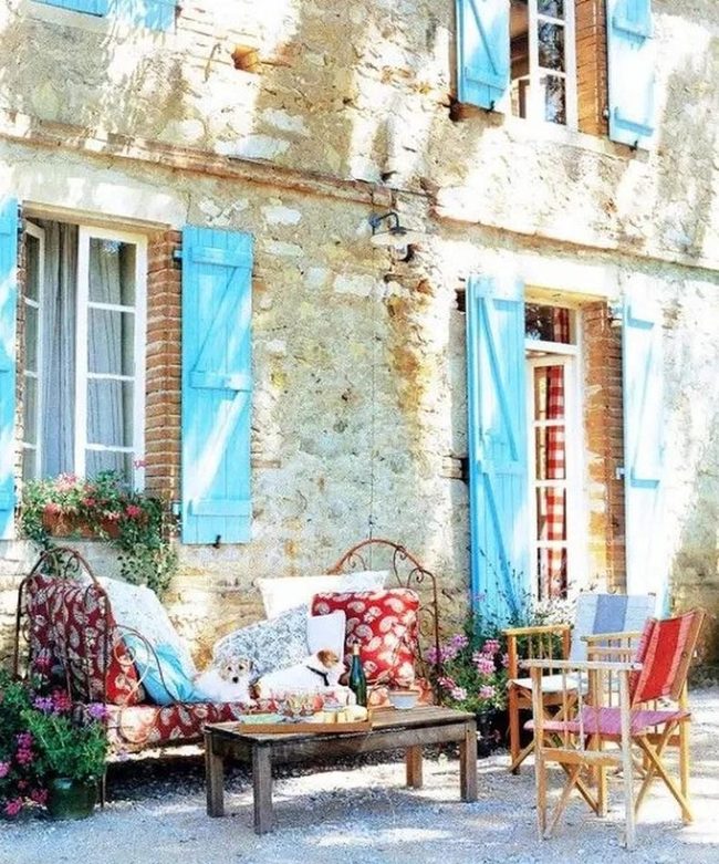 Cobalt Shutters Meet Terracotta Dreams