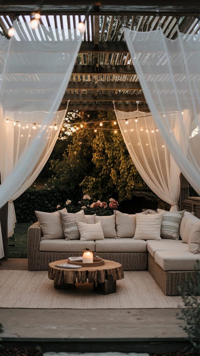 Breezy Linen Shade Retreat
