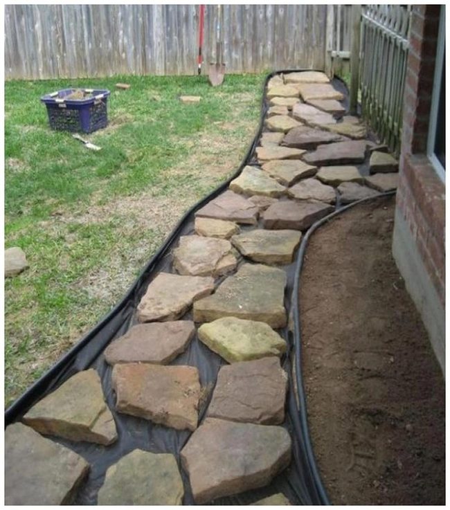 Stone Pathway Transforms Garden Function